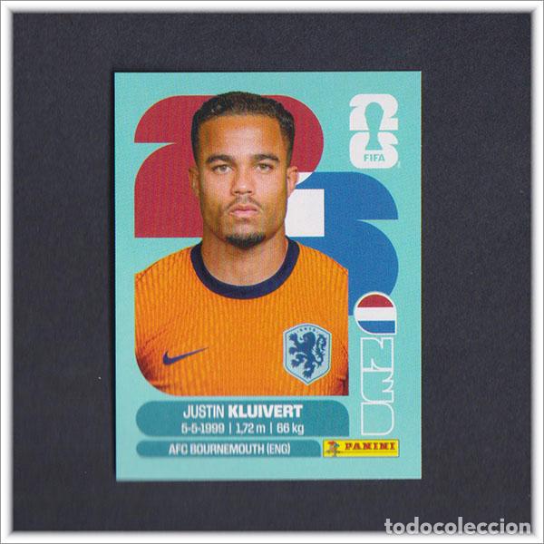 Cromos de F&uacute;tbol: FIFA WORLD CUP 2026 26 MUNDIAL PANINI KLUIVERT NED 16 HOLANDA COLECCI&Oacute;N ALBUM LIGA STICKER