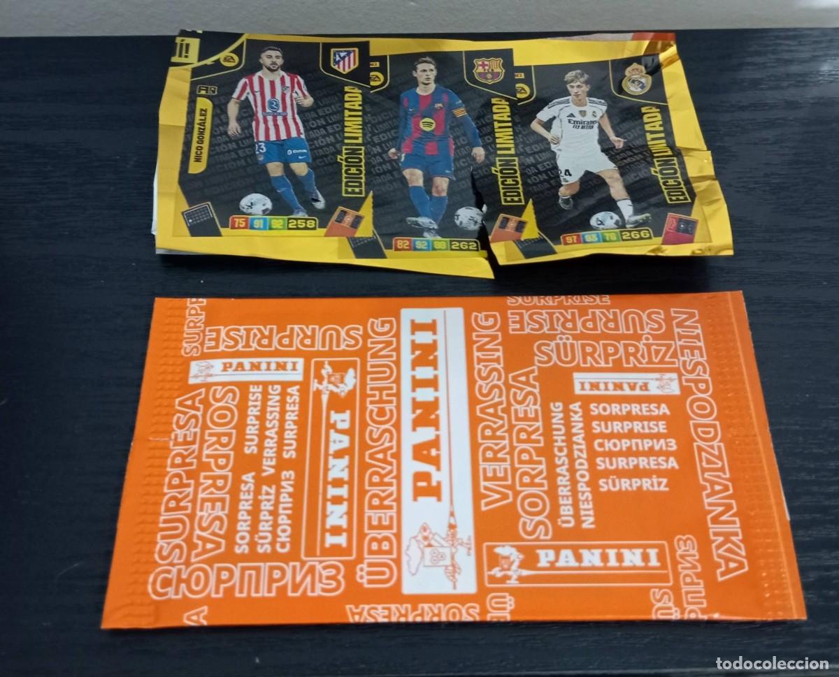 Cromos de f&uacute;tbol: -ADRENALYN 25-26 : SOBRE SIN ABRIR CON 3 EDICIONES LIMITADAS ( HUIJSEN , JONG , NICO GLEZ)