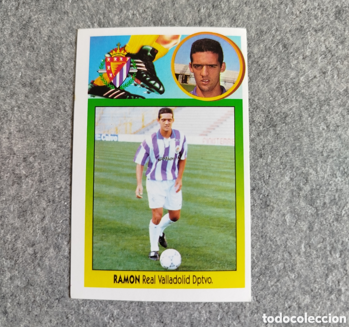 Cromos de F&uacute;tbol: ADHESIVO COLOCA RAMON VALLADOLID LIGA 93 94 1993 1994 ESTE SIN PEGAR NUNCA PEGADO CROMO