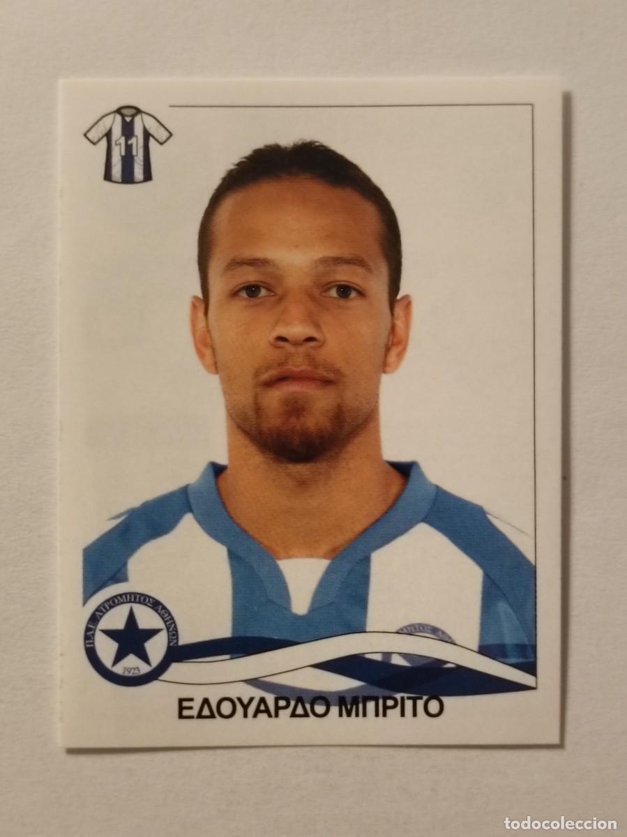 Cromos de F&uacute;tbol: #86 EDUARDO BRITO (ATROMITOS) SUPERLIGA GRECIA 09/10 PANINI