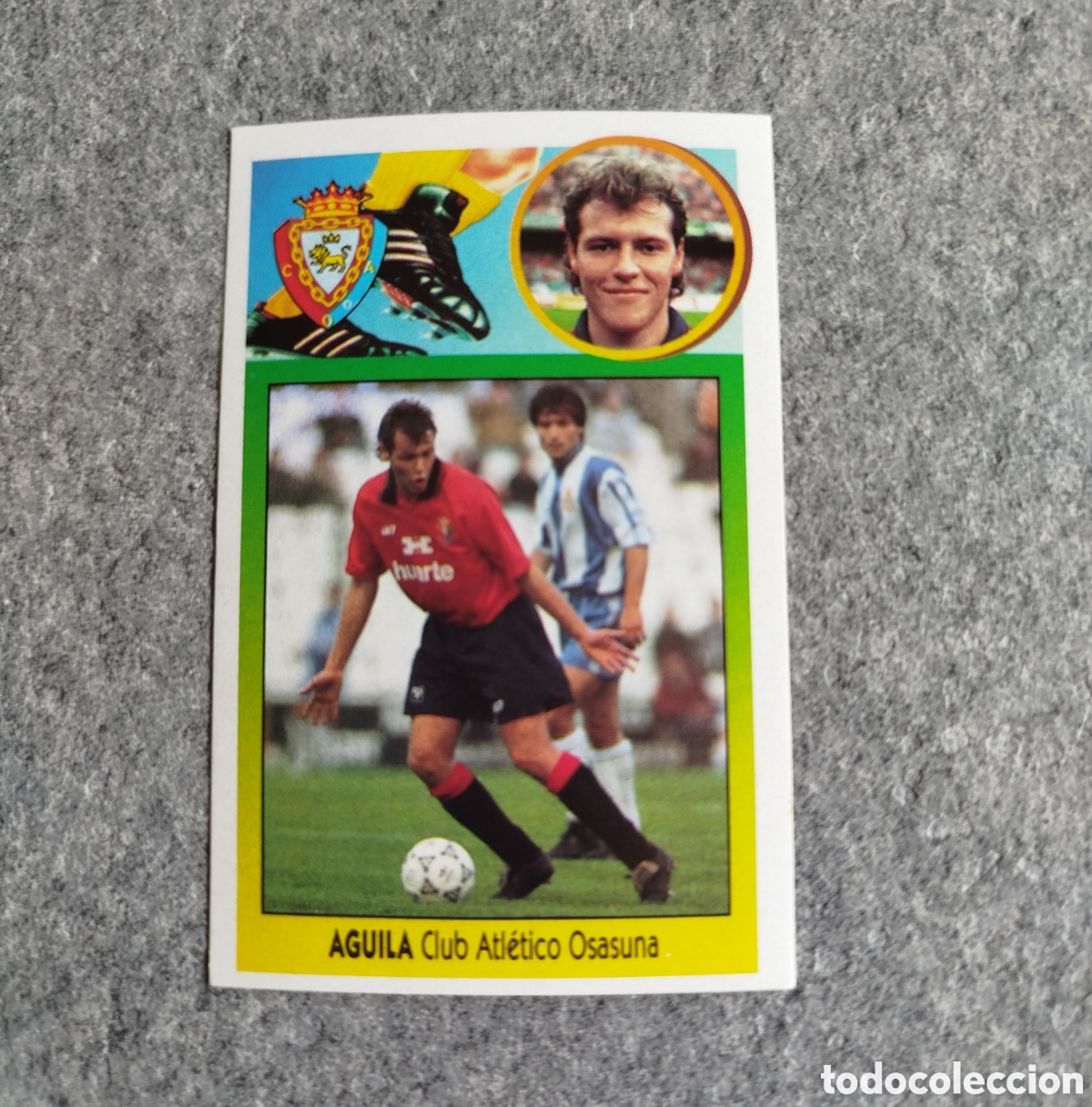 Cromos de F&uacute;tbol: ADHESIVO BAJA AGUILA OSASUNA LIGA 93 94 1993 1994 ESTE SIN PEGAR NUNCA PEGADO CROMO