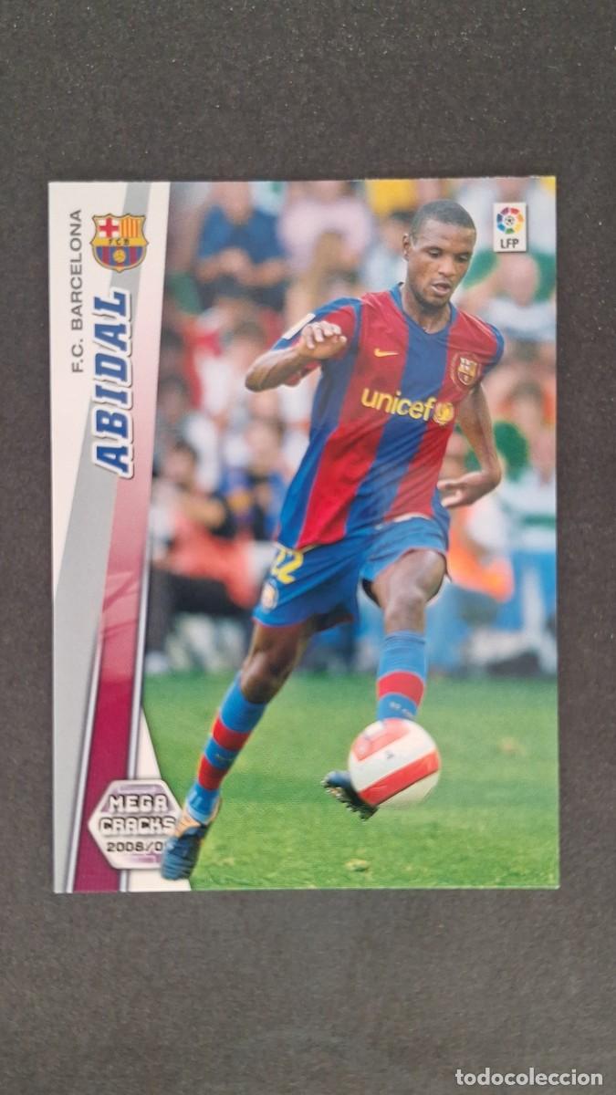 Cromos de F&uacute;tbol: L1 ABIDAL F. C. BARCELONA 62 PANINI MEGACRACKS 2008 2009 08 09