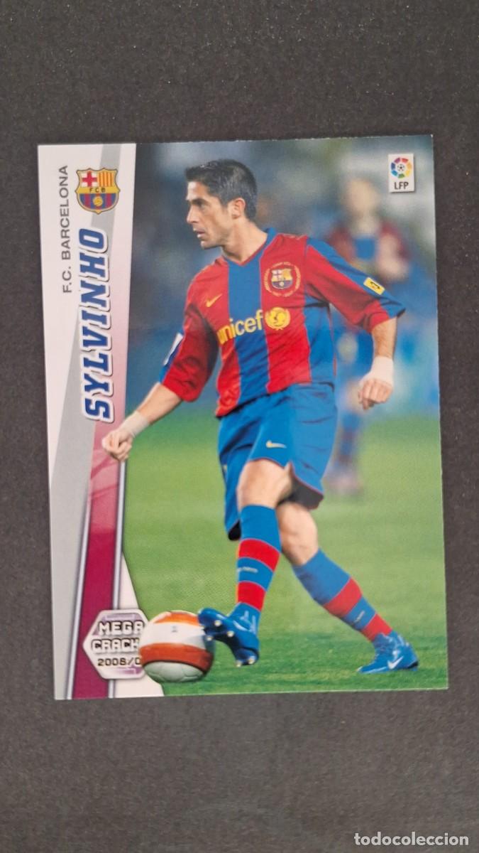 Cromos de F&uacute;tbol: L1 SYLVINHO F. C. BARCELONA 63 PANINI MEGACRACKS 2008 2009 08 09