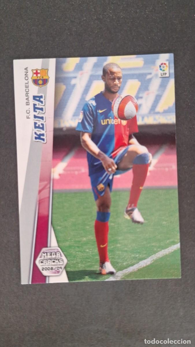 Cromos de F&uacute;tbol: L1 KEITA F. C. BARCELONA 67 PANINI MEGACRACKS 2008 2009 08 09