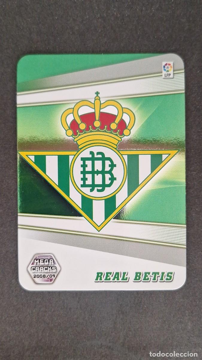 Cromos de F&uacute;tbol: L1 ESCUDO REAL BETIS BALOMPIE 73 PANINI MEGACRACKS 2008 2009 08 09
