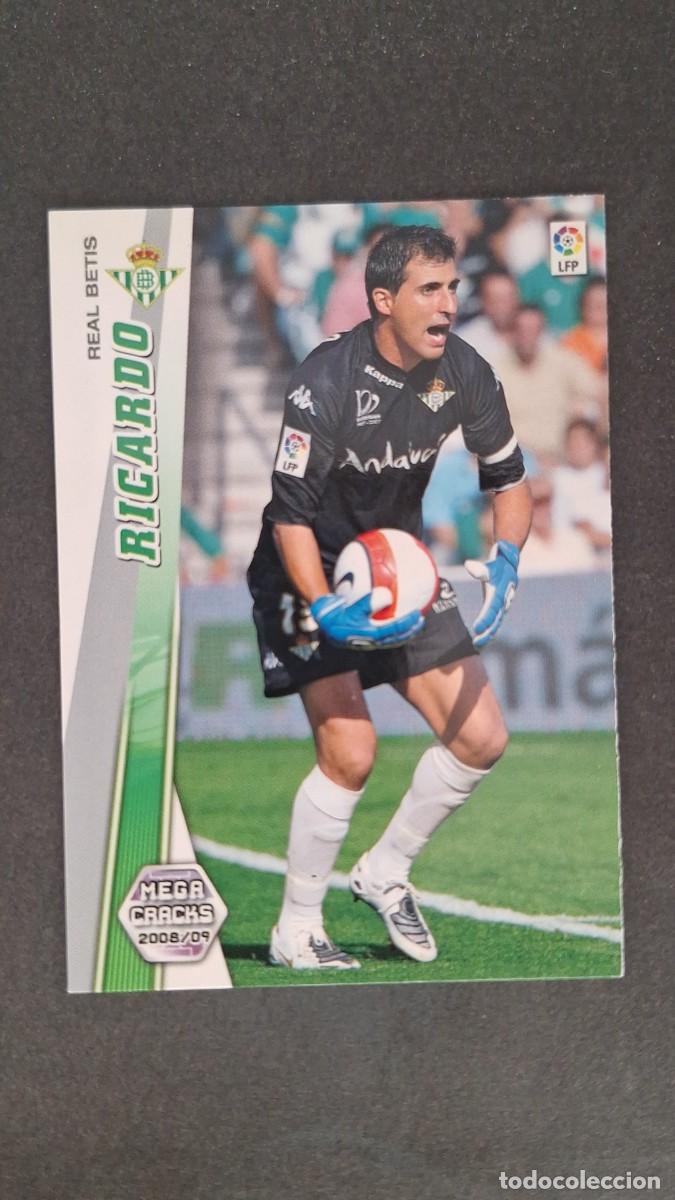 Cromos de F&uacute;tbol: L1 RICARDO REAL BETIS BALOMPIE 74 PANINI MEGACRACKS 2008 2009 08 09
