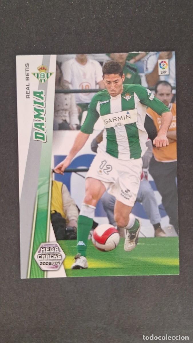 Cromos de F&uacute;tbol: L1 DAMIA REAL BETIS BALOMPIE 76 PANINI MEGACRACKS 2008 2009 08 09