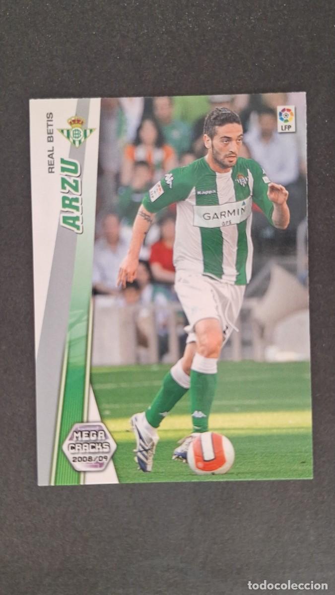 Cromos de F&uacute;tbol: L1 ARZU REAL BETIS BALOMPIE 82 PANINI MEGACRACKS 2008 2009 08 09