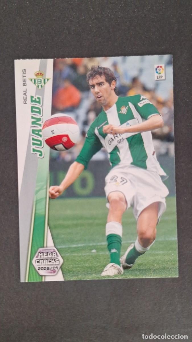 Cromos de F&uacute;tbol: L1 JUANDE REAL BETIS BALOMPIE 84 PANINI MEGACRACKS 2008 2009 08 09