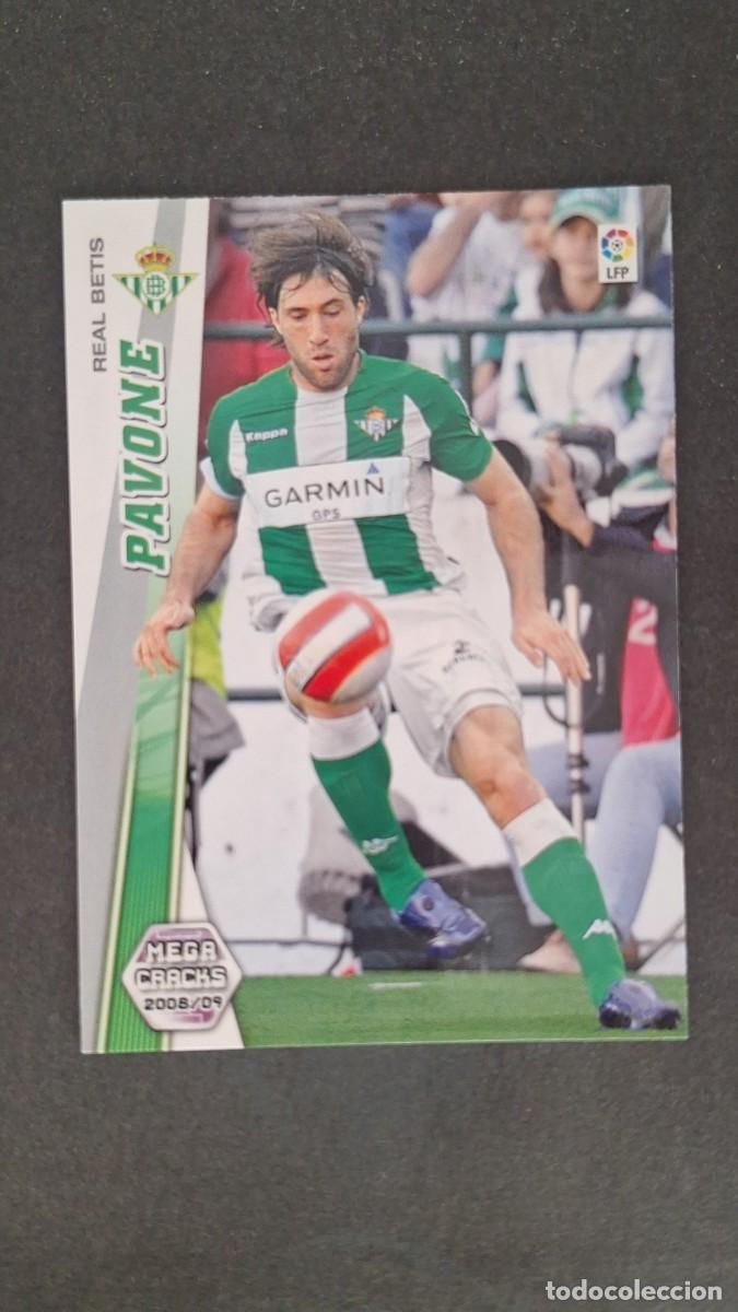 Football Stickers: L1 PAVONE REAL BETIS BALOMPIE 89 PANINI MEGACRACKS 2008 2009 08 09