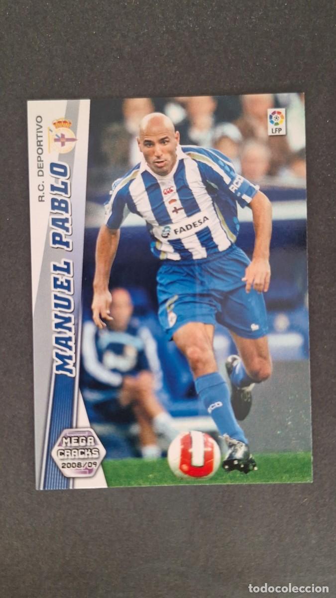 Cromos de F&uacute;tbol: L1 MANUEL PABLO DEPORTIVO DE LA CORU&Ntilde;A 93 PANINI MEGACRACKS 2008 2009 08 09