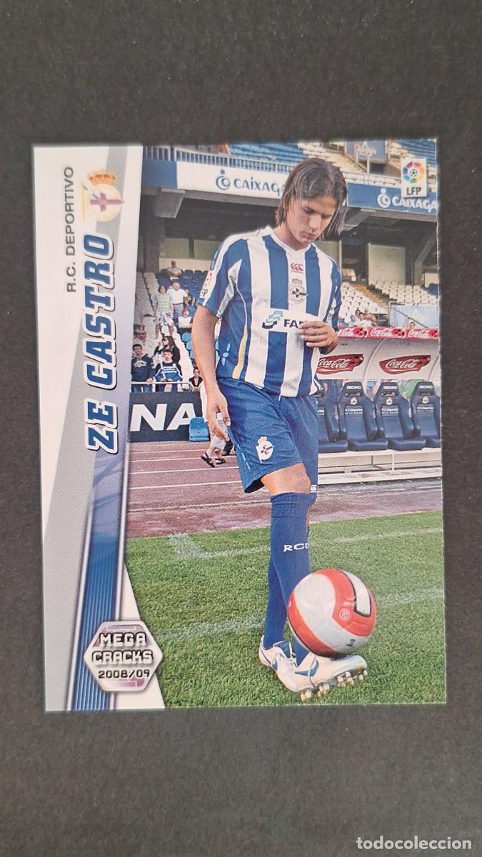 Cromos de F&uacute;tbol: L1 ZE CASTRO DEPORTIVO DE LA CORU&Ntilde;A 94 PANINI MEGACRACKS 2008 2009 08 09