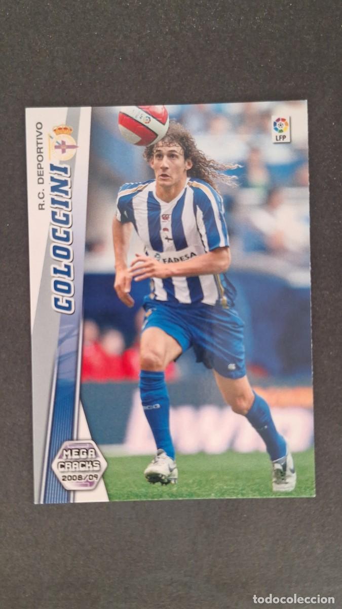 Cromos de F&uacute;tbol: L1 COLOCCINI DEPORTIVO DE LA CORU&Ntilde;A 97 PANINI MEGACRACKS 2008 2009 08 09