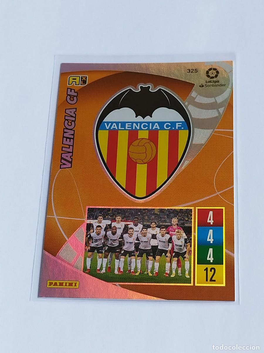 Cromos de F&uacute;tbol: ESCUDO LOGO VALENCIA CF #325 - ADRENALYN XL LA LIGA SANTANDER 2021 2022 - PANINI 21 22 CROMO