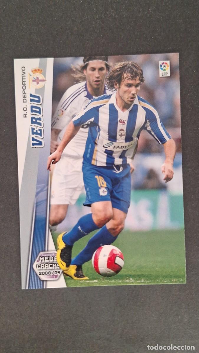 Cromos de F&uacute;tbol: L1 VERDU DEPORTIVO DE LA CORU&Ntilde;A 103 PANINI MEGACRACKS 2008 2009 08 09