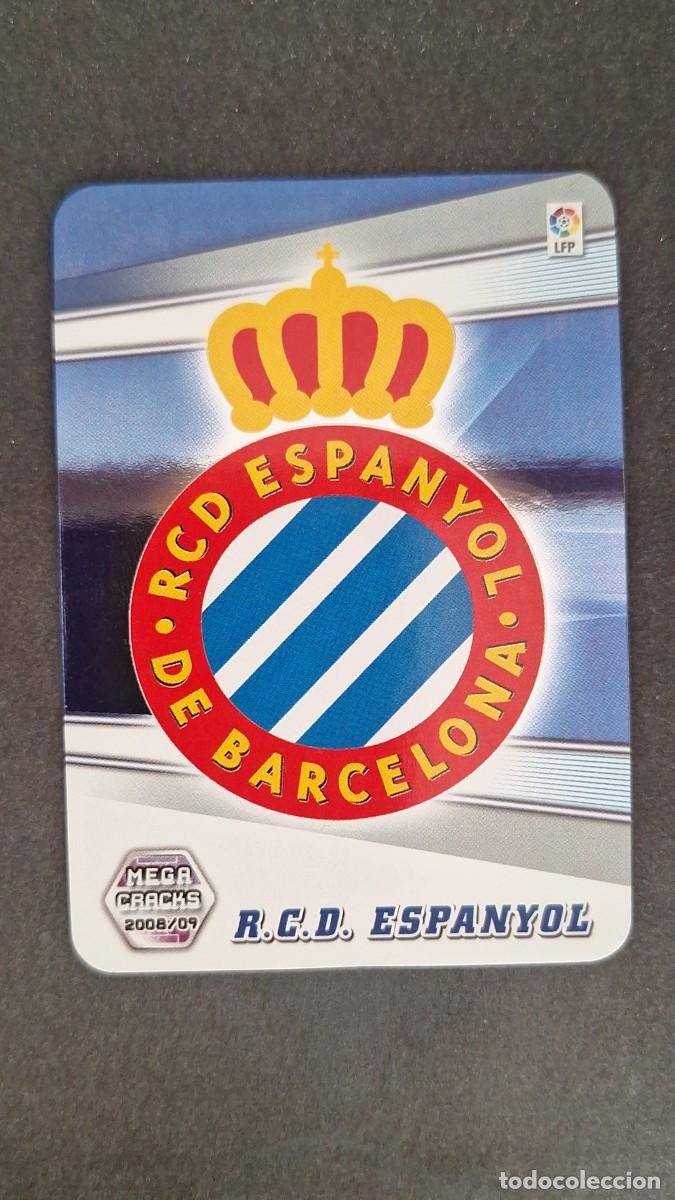 Cartes &agrave; collectionner de Football: L1 ESCUDO R. C. D. ESPA&Ntilde;OL 109 PANINI MEGACRACKS 2008 2009 08 09