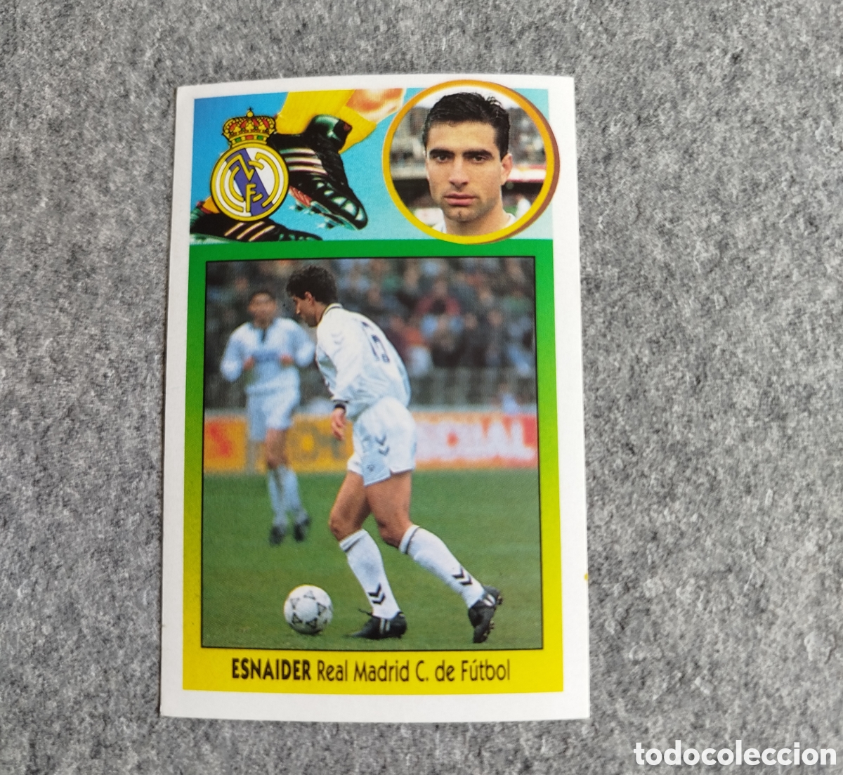 Football Stickers: ADHESIVO BAJA ESNAIDER REAL MADRID LIGA 93 94 1993 1994 ESTE SIN PEGAR NUNCA PEGADO CROMO