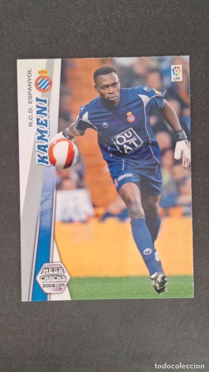 Football Stickers: L1 KAMENI R. C. D. ESPA&Ntilde;OL 110 PANINI MEGACRACKS 2008 2009 08 09