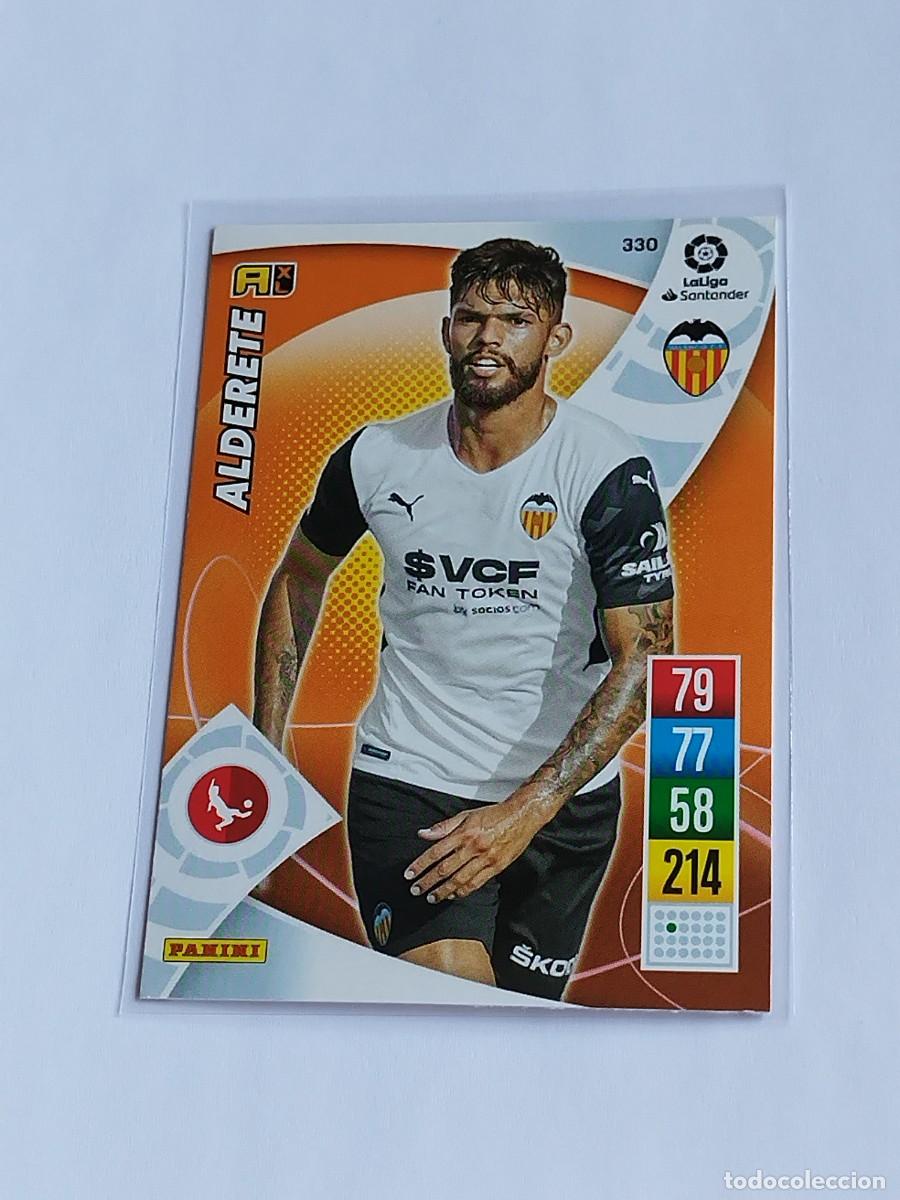 Football Stickers: ALDERETE #330 VALENCIA CF - ADRENALYN XL LA LIGA SANTANDER 2021 2022 - PANINI 21 22 CROMO