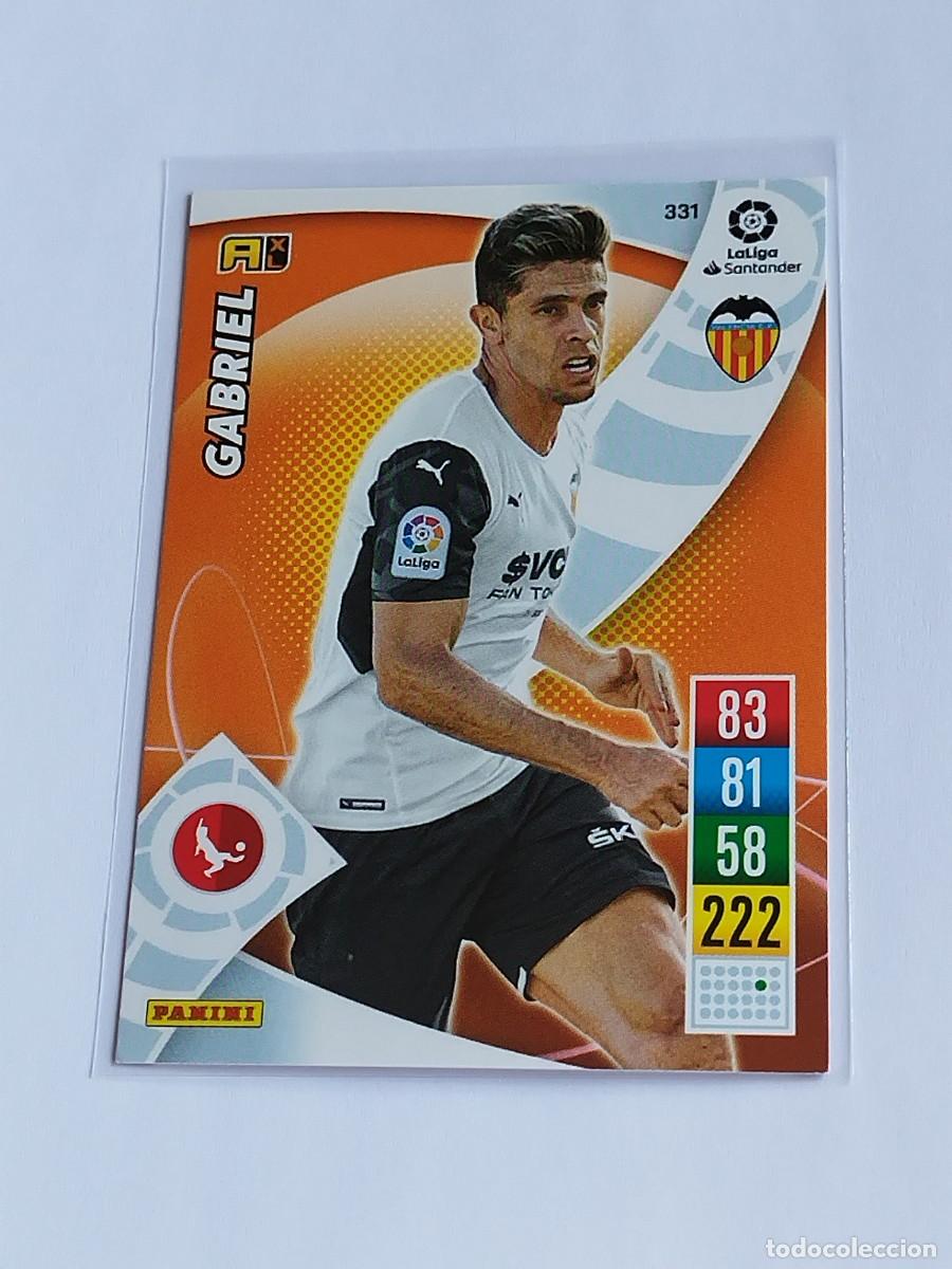 Football Stickers: GABRIEL #331 VALENCIA CF - ADRENALYN XL LA LIGA SANTANDER 2021 2022 - PANINI 21 22 CROMO