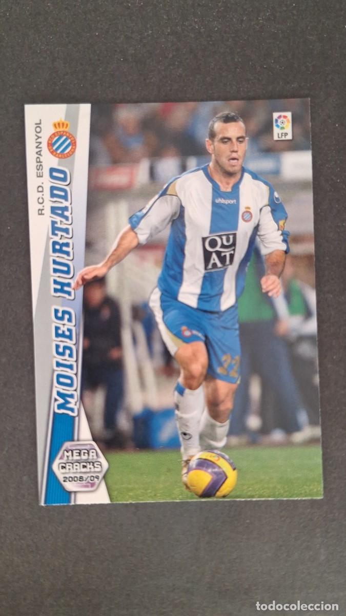 Football Stickers: L1 MOISES HURTADO R. C. D. ESPA&Ntilde;OL 116 PANINI MEGACRACKS 2008 2009 08 09