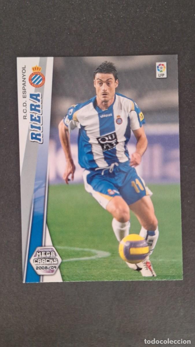 Cromos de F&uacute;tbol: L1 RIERA R. C. D. ESPA&Ntilde;OL 122 PANINI MEGACRACKS 2008 2009 08 09