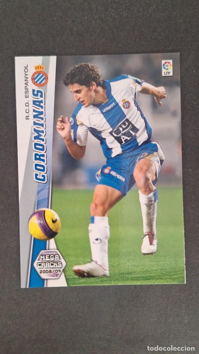 Cromos de F&uacute;tbol: L1 COROMINAS R. C. D. ESPA&Ntilde;OL 123 PANINI MEGACRACKS 2008 2009 08 09