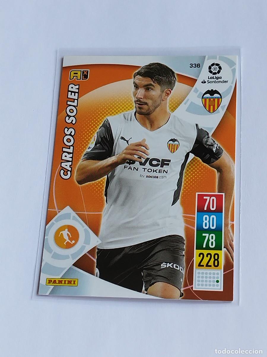 Cromos de F&uacute;tbol: CARLOS SOLER #336 VALENCIA CF - ADRENALYN XL LA LIGA SANTANDER 2021 2022 - PANINI 21 22 CROMO