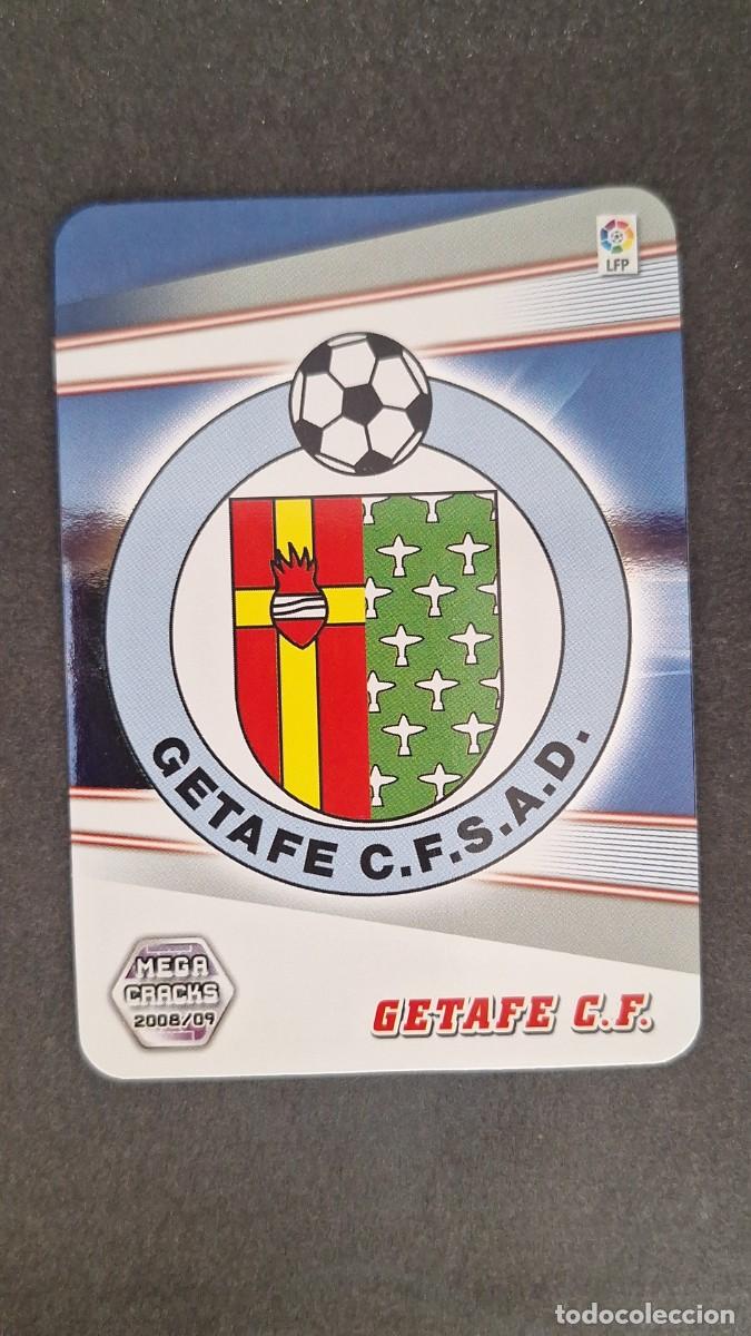 Cromos de F&uacute;tbol: L1 ESCUDO GETAFE C. F. 127 PANINI MEGACRACKS 2008 2009 08 09