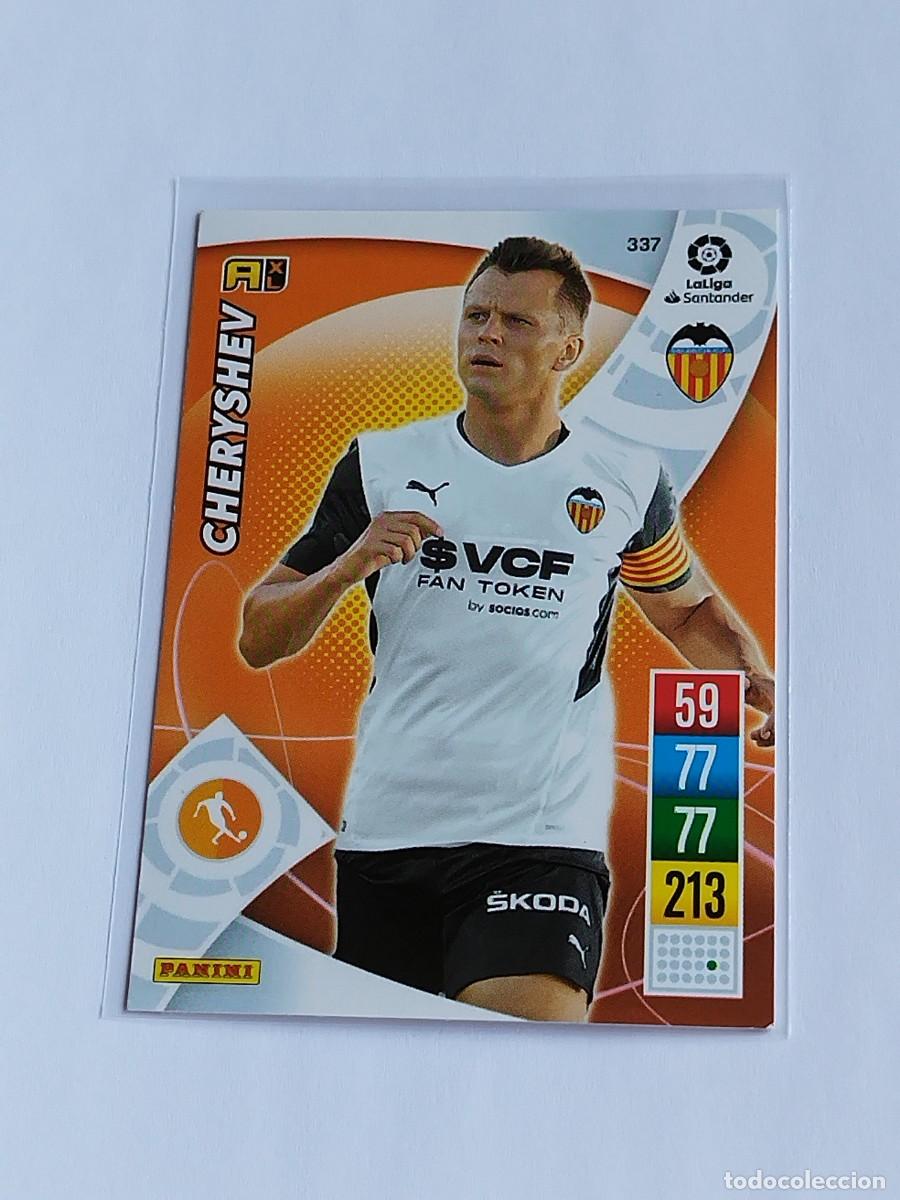 Cromos de F&uacute;tbol: CHERYSHEV #337 VALENCIA CF - ADRENALYN XL LA LIGA SANTANDER 2021 2022 - PANINI 21 22 CROMO