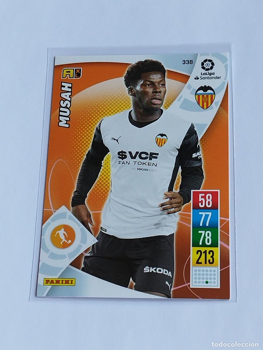 Fu&szlig;ball-Sticker: MUSAH #338 VALENCIA CF - ADRENALYN XL LA LIGA SANTANDER 2021 2022 - PANINI 21 22 CROMO