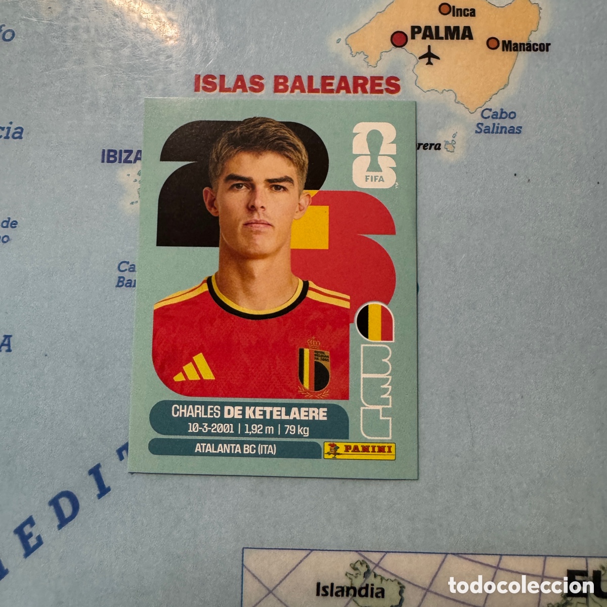 Cromos de F&uacute;tbol: B&eacute;lgica n&uacute;mero 17 cromo panini Mundial Fifa World Cup 2026
