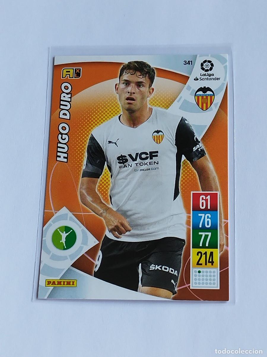 Cromos de F&uacute;tbol: HUGO DURO #341 VALENCIA CF - ADRENALYN XL LA LIGA SANTANDER 2021 2022 - PANINI 21 22 CROMO