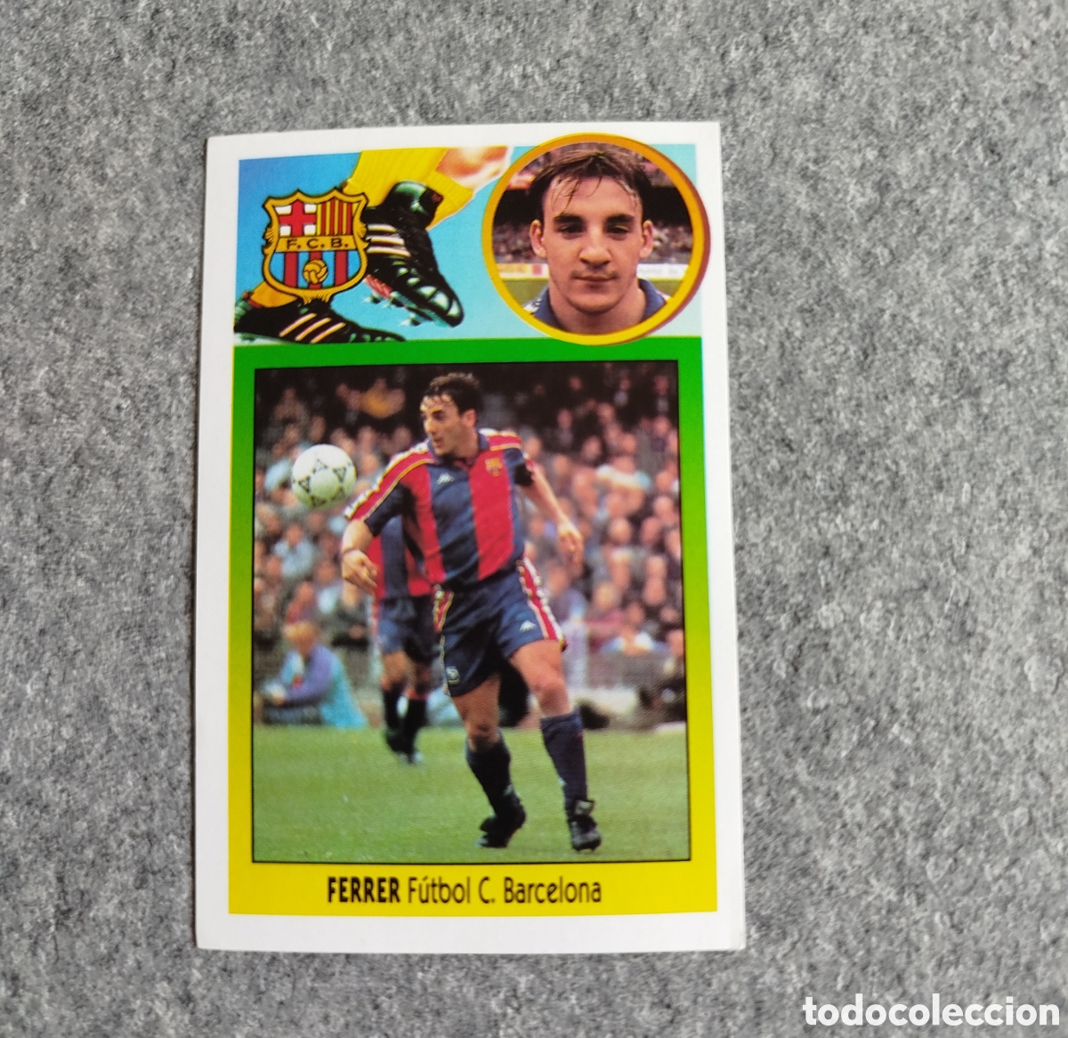 Cromos de F&uacute;tbol: ADHESIVO FERRER FC BARCELONA LIGA 93 94 1993 1994 ESTE SIN PEGAR NUNCA PEGADO CROMO BAR&Ccedil;A