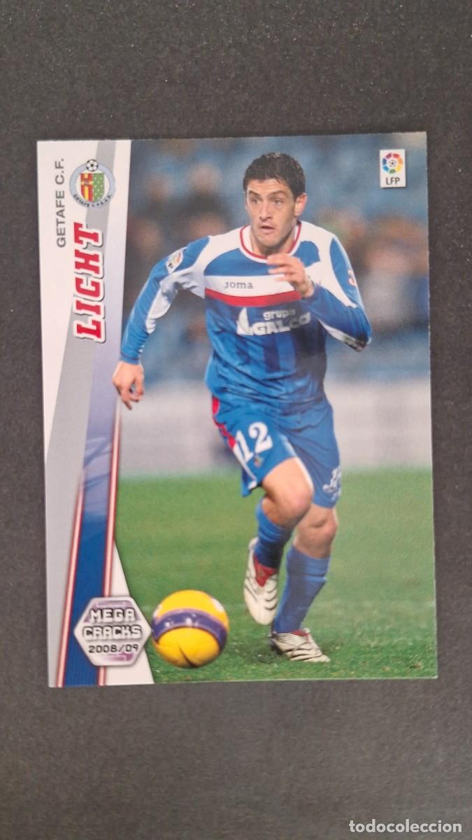 Cromos de F&uacute;tbol: L1 LICHT GETAFE C. F. 135 PANINI MEGACRACKS 2008 2009 08 09
