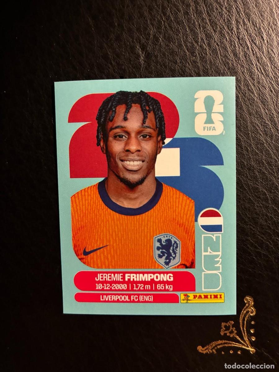 Cromos de F&uacute;tbol: NED 8 JEREMIE FRIMPONG NED8 HOLANDA NETHERLANDS FIFA WORLD CUP MUNDIAL 2026 26 PANINI