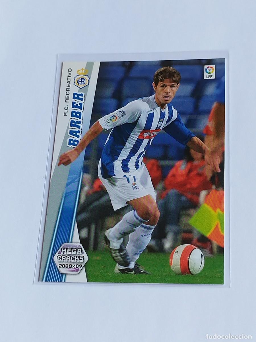 Football Stickers: BARBER #263 RC RECREATIVO - PANINI MEGACRACKS LA LIGA 2008 2009 - MGK 08 09 CROMO FUTBOL