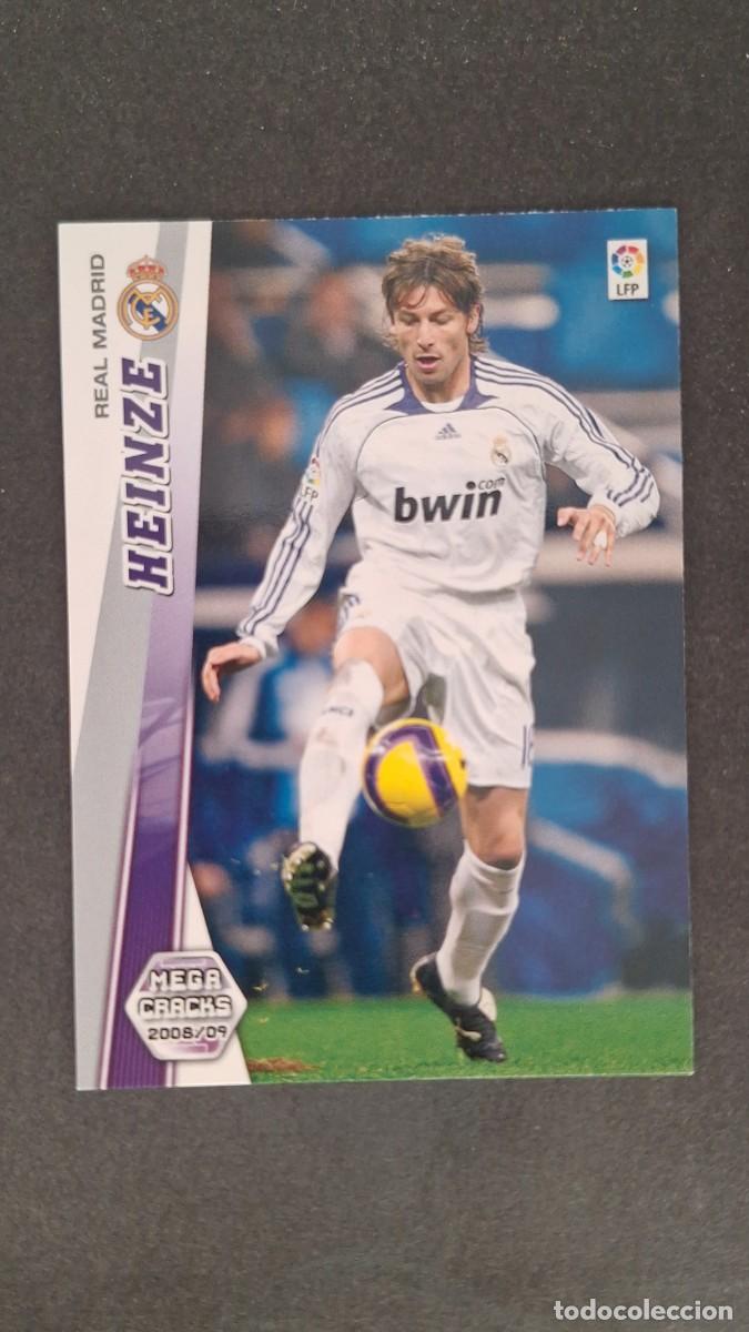 Football Stickers: L1 HEINZE REAL MADRID 151 PANINI MEGACRACKS 2008 2009 08 09