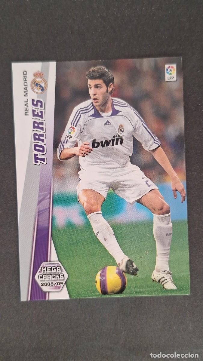 Football Stickers: L1 TORRES REAL MADRID 153 PANINI MEGACRACKS 2008 2009 08 09