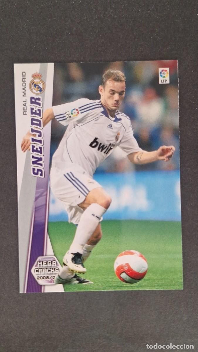 Football Stickers: L1 SNEIJDER REAL MADRID 156 PANINI MEGACRACKS 2008 2009 08 09
