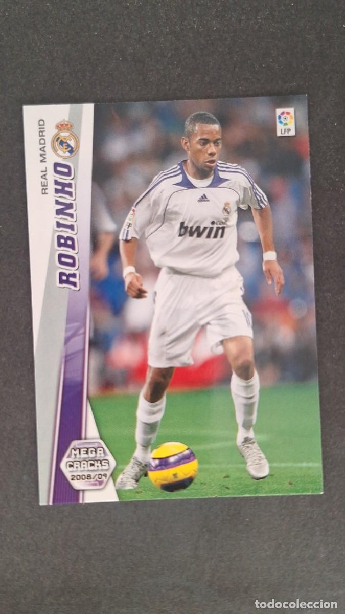 Football Stickers: L1 ROBINHO REAL MADRID 158 PANINI MEGACRACKS 2008 2009 08 09