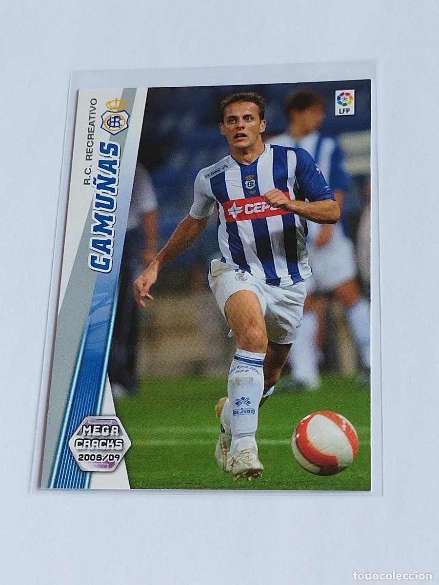 Football Stickers: CAMU&Ntilde;AS #266 RC RECREATIVO - PANINI MEGACRACKS LA LIGA 2008 2009 - MGK 08 09 CROMO FUTBOL