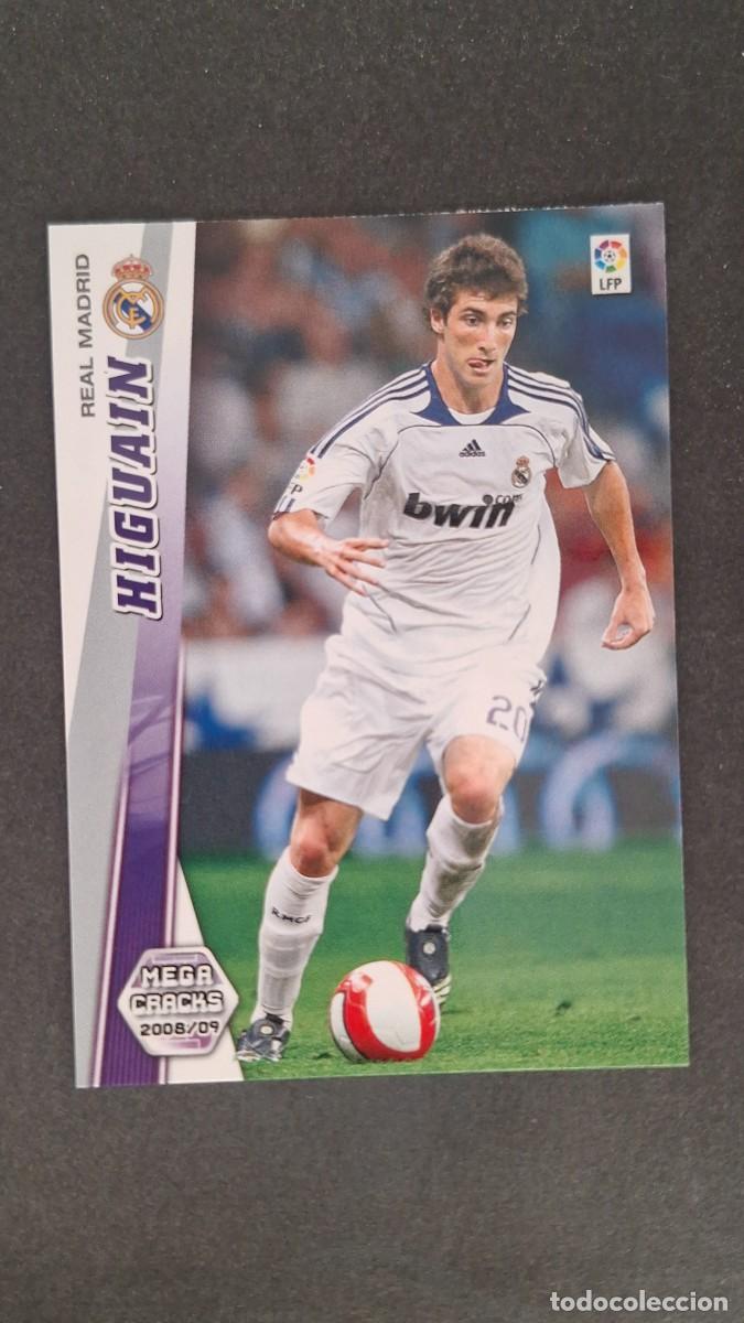 Cromos de F&uacute;tbol: L1 HIGUAIN REAL MADRID 161 PANINI MEGACRACKS 2008 2009 08 09