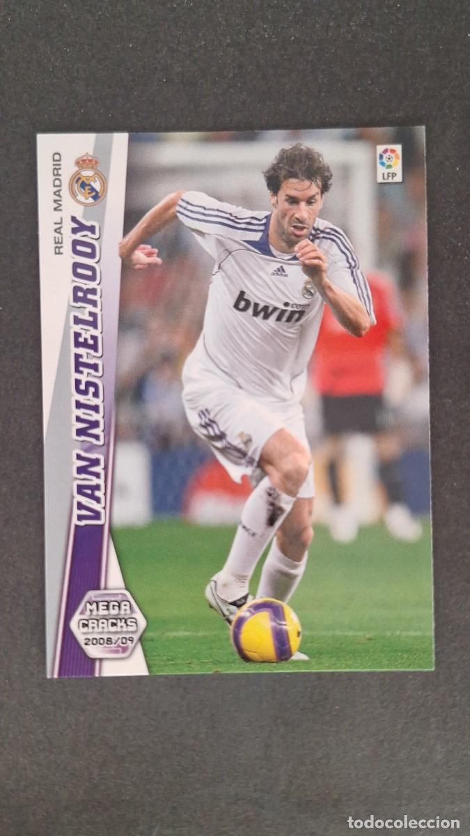 Cromos de F&uacute;tbol: L1 VAN NISTELROOY REAL MADRID 162 PANINI MEGACRACKS 2008 2009 08 09