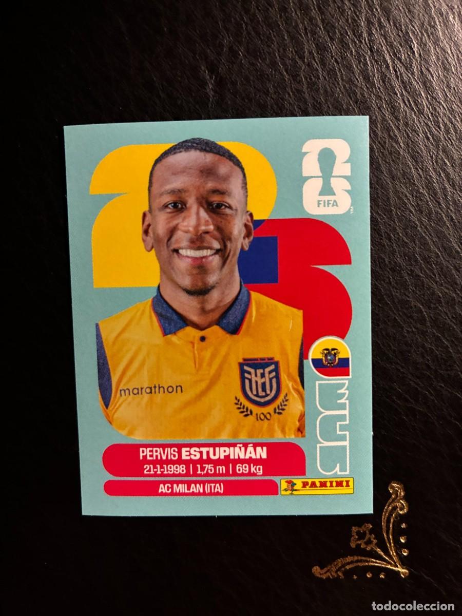 Cromos de F&uacute;tbol: ECU 5 PERVIS ESTUPI&Ntilde;&Aacute;N ECU5 ECUADOR NETHERLANDS FIFA WORLD CUP MUNDIAL 2026 26 PANINI