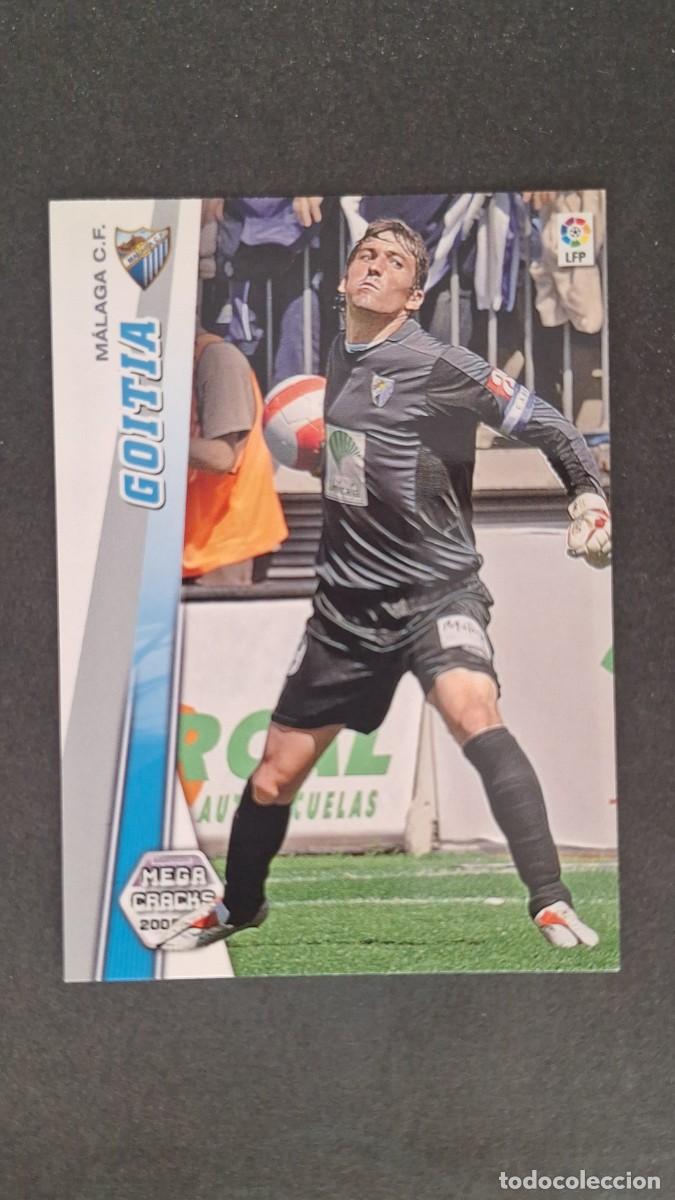 Cromos de F&uacute;tbol: L1 GOITIA MALAGA C. F. 164 PANINI MEGACRACKS 2008 2009 08 09