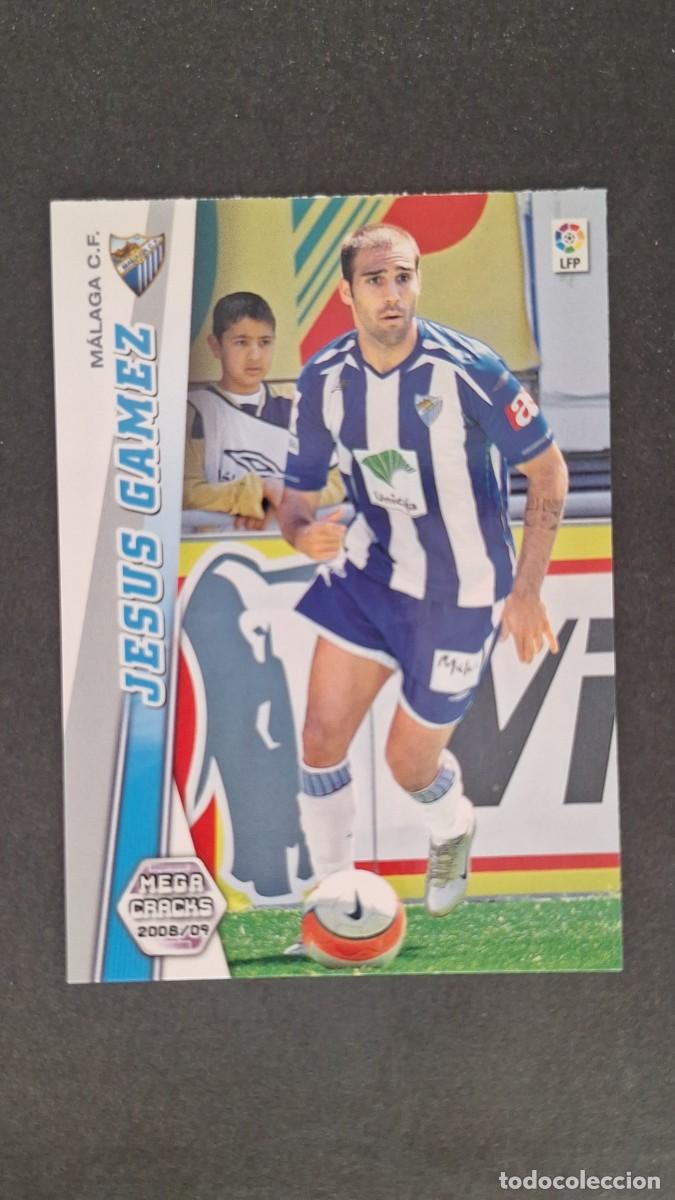 Cromos de F&uacute;tbol: L1 JESUS GAMEZ MALAGA C. F. 165 PANINI MEGACRACKS 2008 2009 08 09
