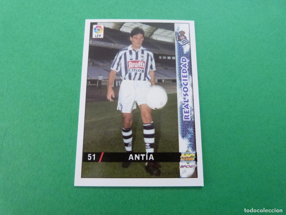Cromos de F&uacute;tbol: TRADING CARD FUTBOL ANTIA REAL SOCIEDAD N&ordm; 51 LIGA MUNDICROMO 1998-1999/98-99