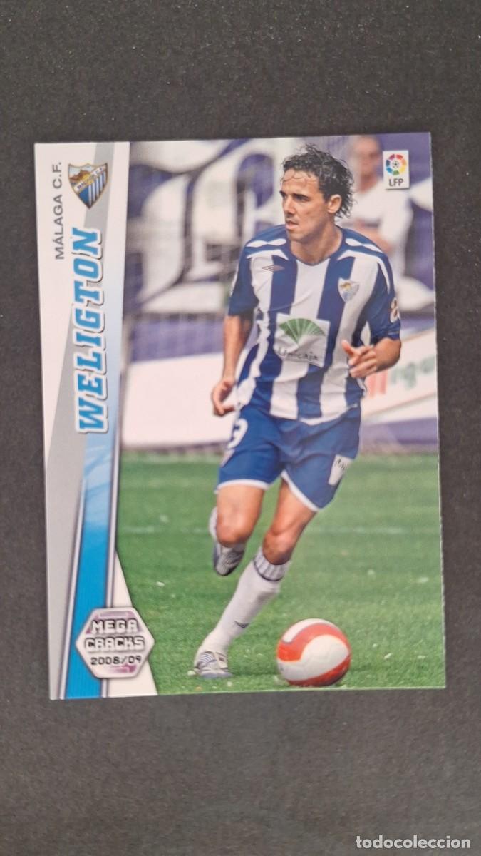 Cromos de F&uacute;tbol: L1 WELIGTON MALAGA C. F. 166 PANINI MEGACRACKS 2008 2009 08 09