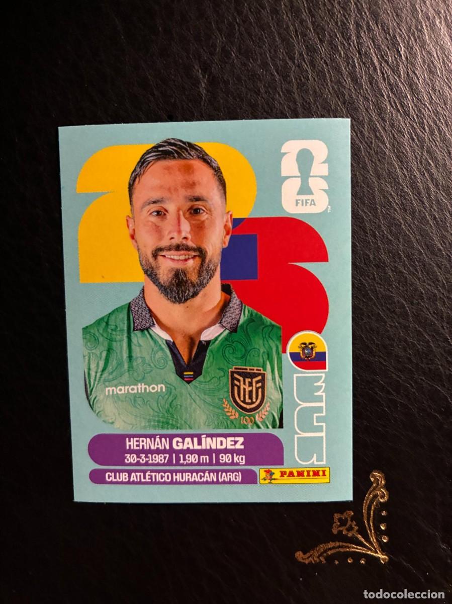 Cromos de F&uacute;tbol: ECU 2 HERNAN GALINDEZ ECU2 ECUADOR NETHERLANDS FIFA WORLD CUP MUNDIAL 2026 26 PANINI
